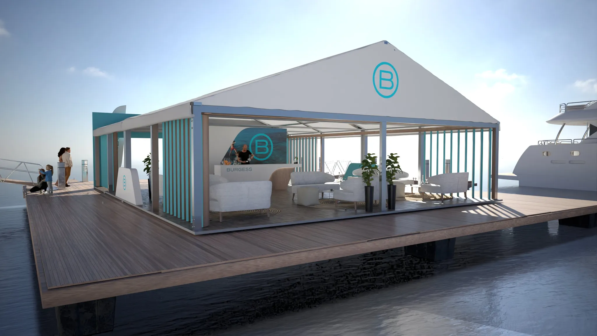 30x40 Île booth design by Reaction Space